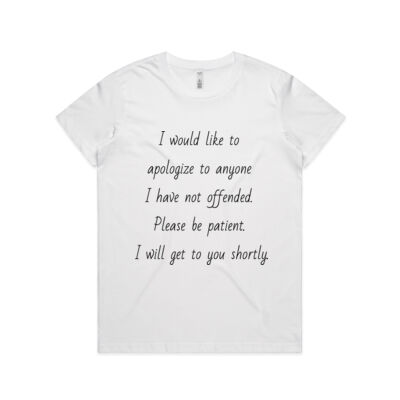 I would like to apologize Thumbnail