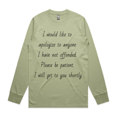 I would like to apologize Thumbnail