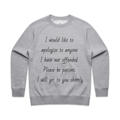 I would like to apologize Thumbnail