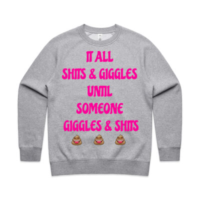 Its all shits & giggles until someone giggles & shits Thumbnail